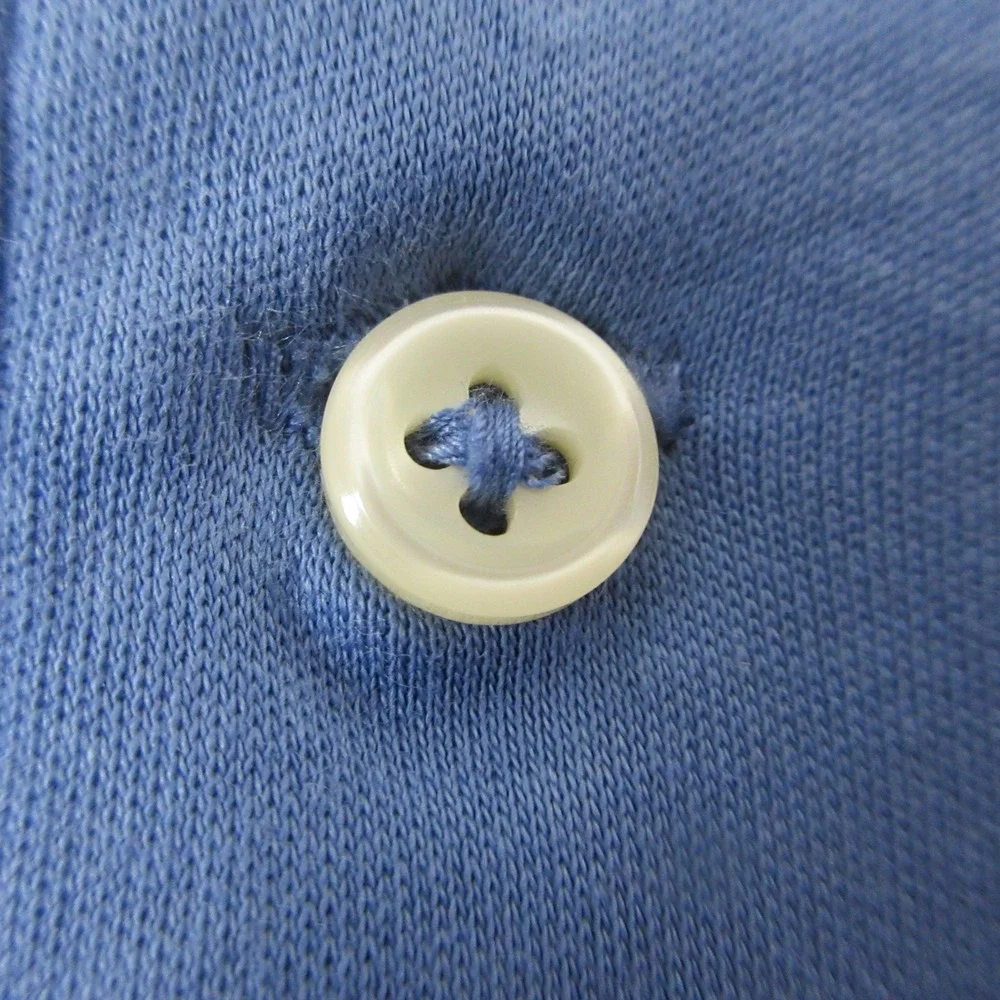 Polo Ralph Lauren Polo Shirt Mens 2XB Big Tall Blue Classic Cotton Flesh Pony